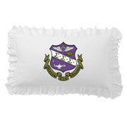 Sorority Crest Scalloped Pillow Cover