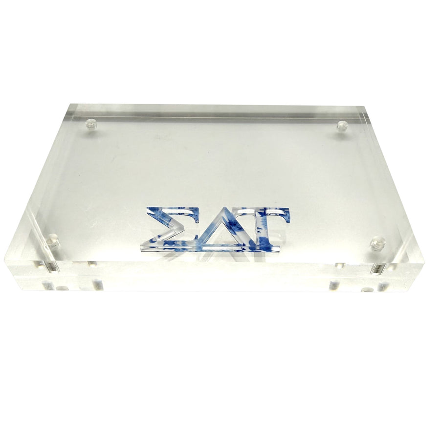 Sigma Delta Tau - Sorority Greek Letter Acrylic Magnetic Frame
