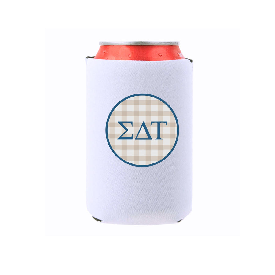 Sorority & Mom Can Coolers - Gingham Design