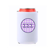 Sorority & Mom Can Coolers - Gingham Design