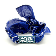 Theta Phi Alpha - Bandana Wrap w/ Metallic Acrylic Slide