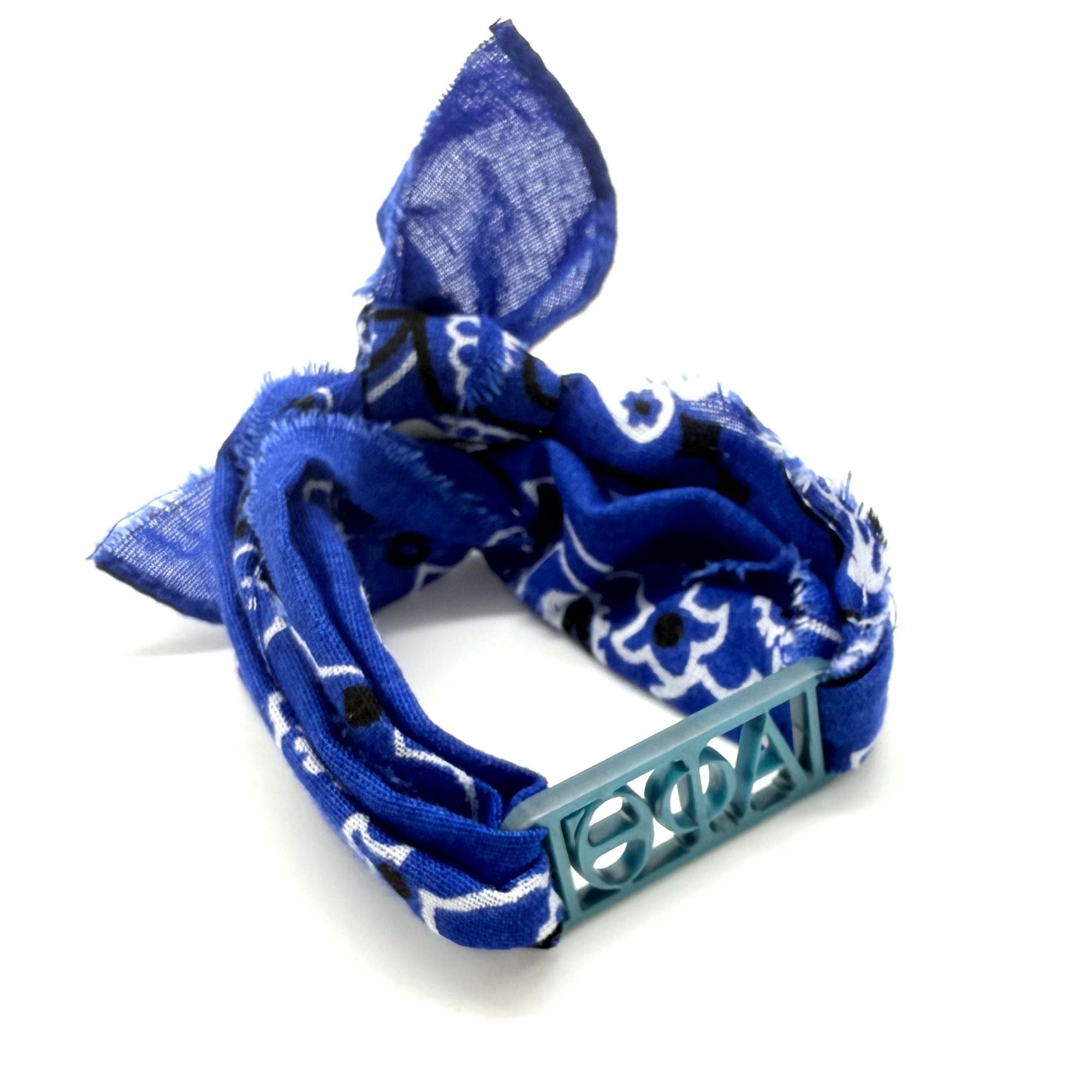 Theta Phi Alpha - Bandana Wrap w/ Metallic Acrylic Slide