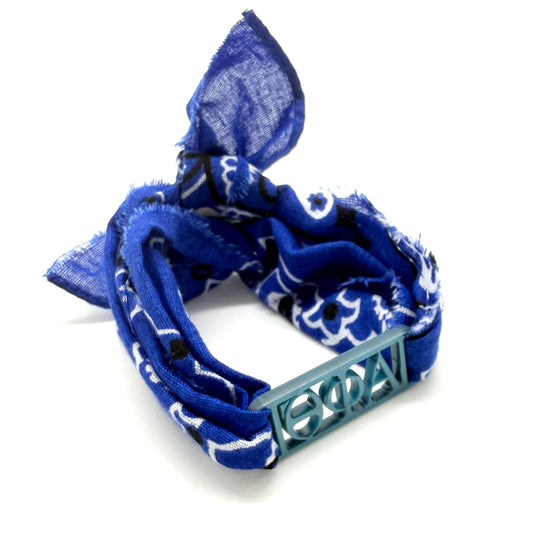 Theta Phi Alpha - Bandana Wrap w/ Metallic Acrylic Slide