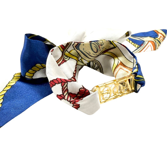 Theta Phi Alpha - Tie Scarf with Sorority Greek Slide