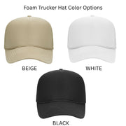 Delta Delta Delta Trucker Hats with Scalloped Faux Suede Patch