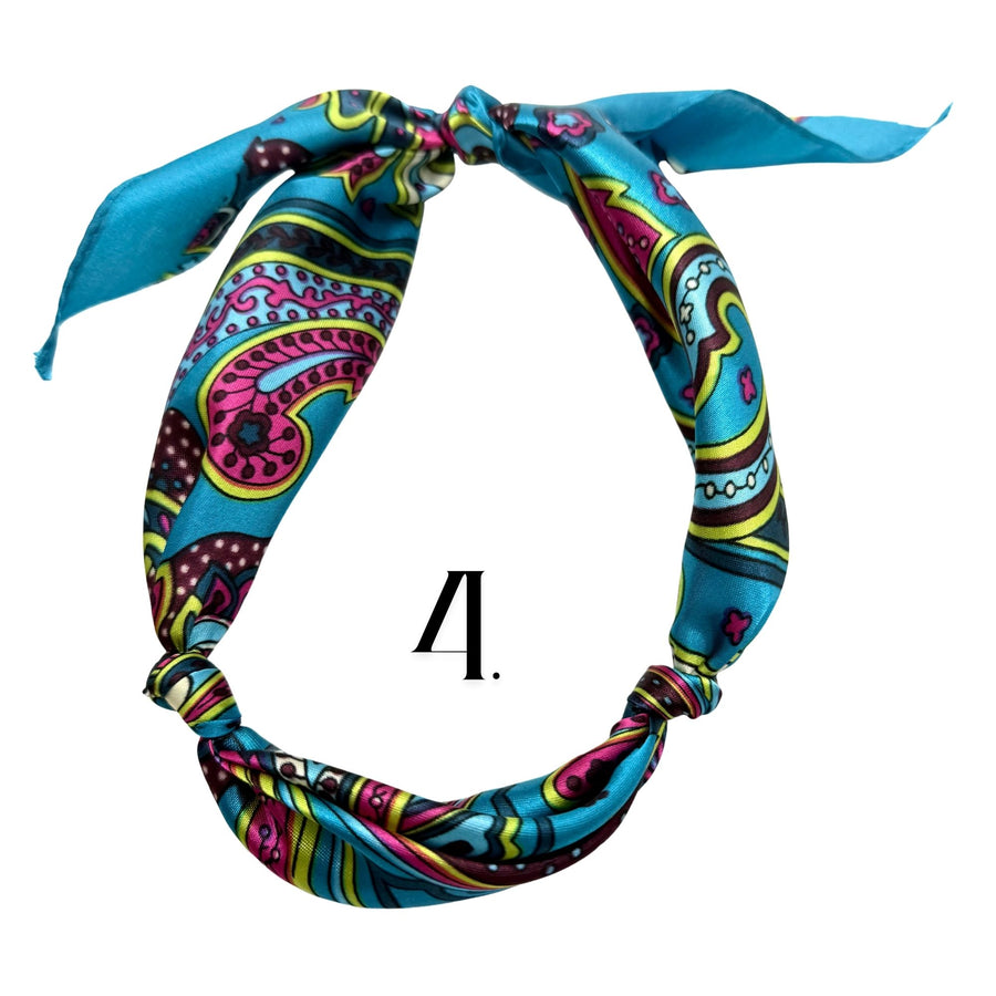 Theta Phi Alpha - Scarf Necklace with Engraved Heart Charm