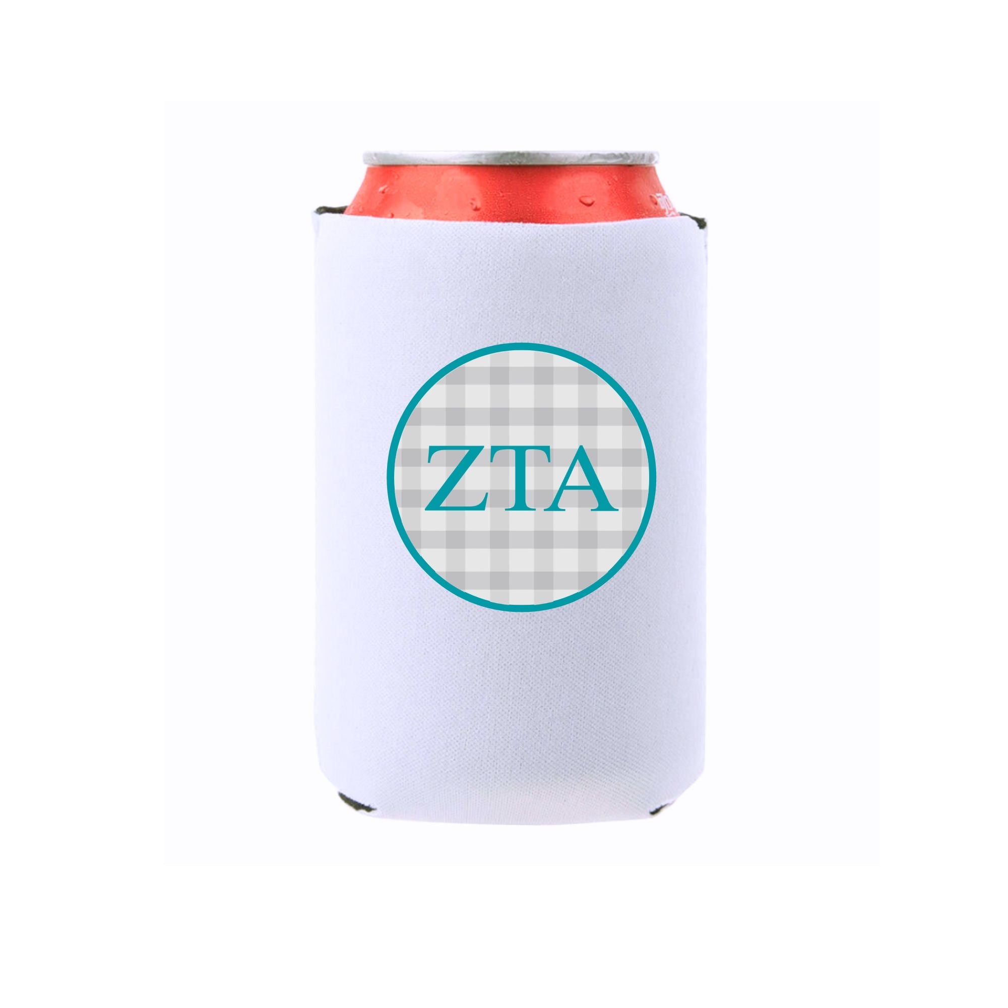 Sorority & Mom Can Coolers - Gingham Design - image 1
