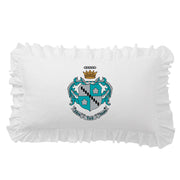 Sorority Crest Scalloped Pillow Cover