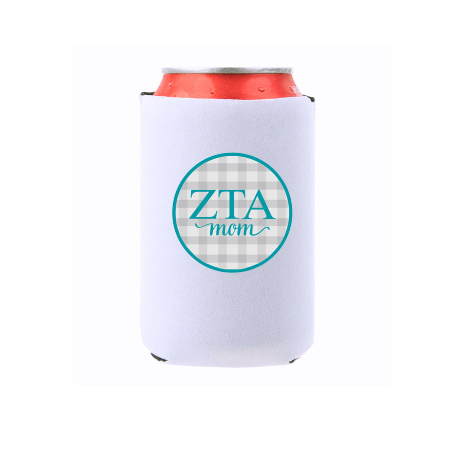 Sorority & Mom Can Coolers - Gingham Design