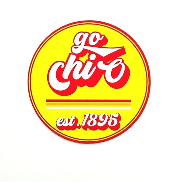 Chi Omega - Decal Sticker with GoSorority Design