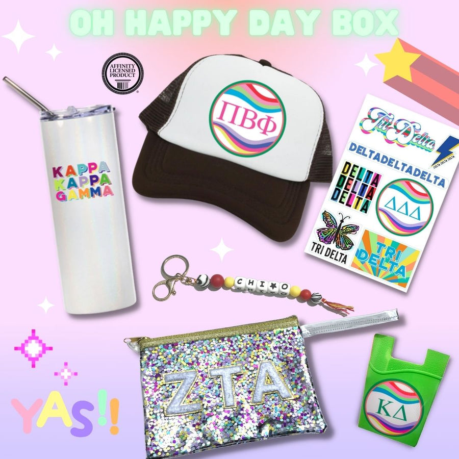 "Oh Happy Day"  Sorority Happy Box - Pi Beta Phi