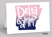 OMBRE ARKANSAS Notecard Set - Delta Gamma
