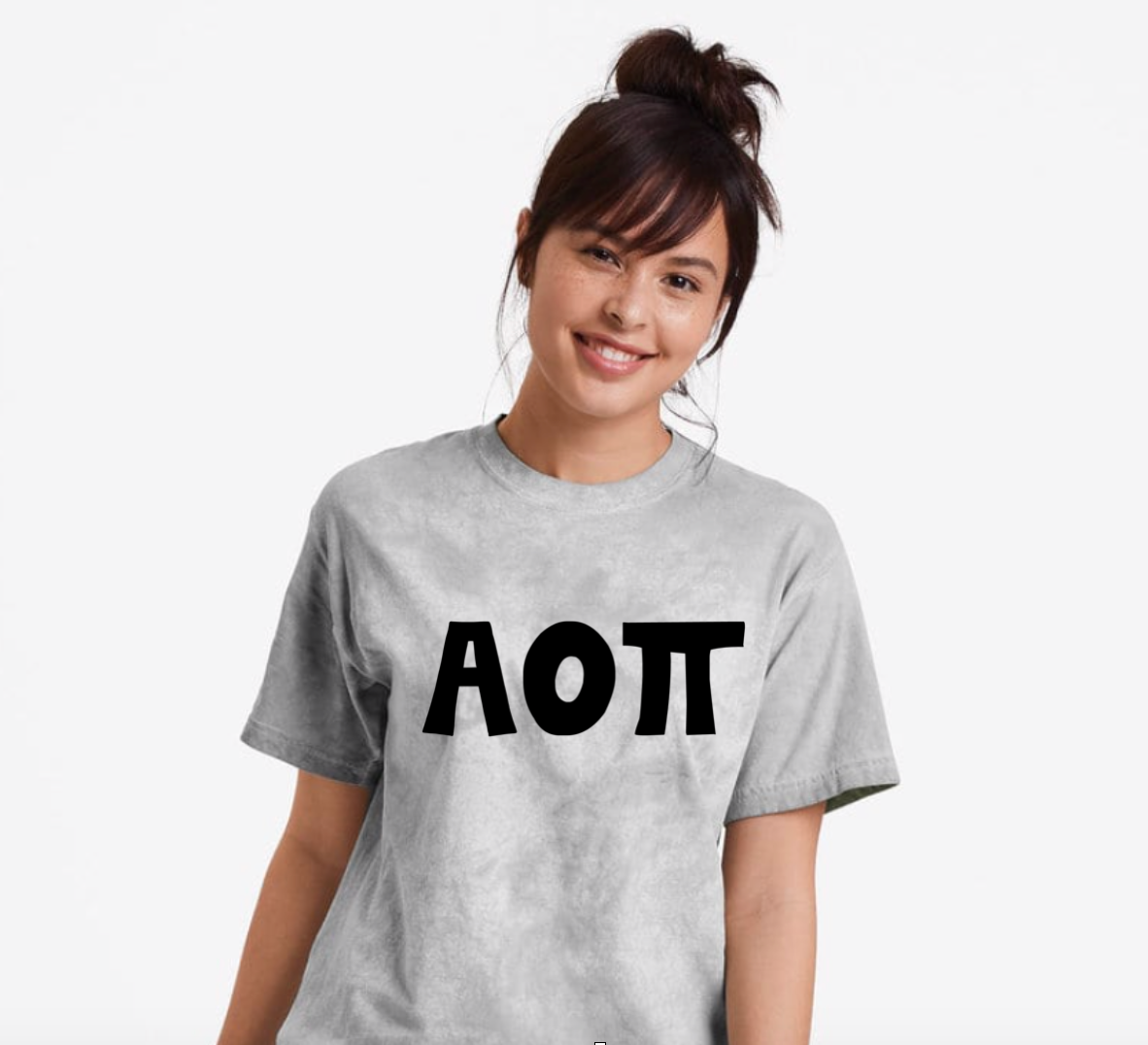 GREEK Color Blast T shirt Alpha Omicron Pi Sarahndipity Shop