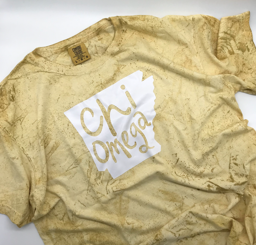 ARKANSAS Color Blast T-shirt - Chi Omega