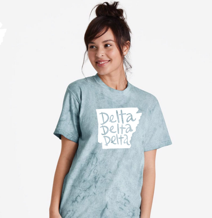 ARKANSAS Color Blast T-shirt - Delta Delta Delta
