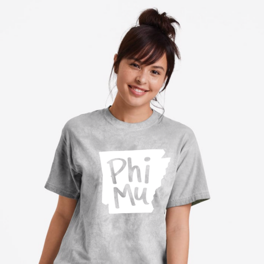 ARKANSAS Color Blast T-shirt - Phi Mu
