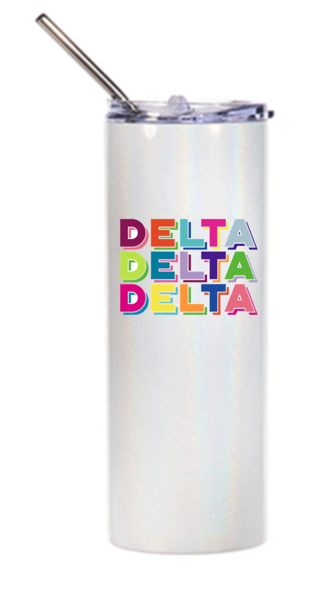 COLORBRIGHT Insulated Travel Mugs - Delta Delta Delta