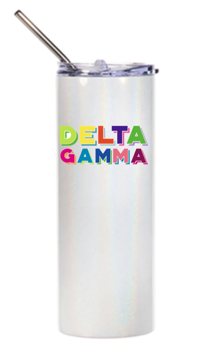 COLORBRIGHT Insulated Travel Mugs - Delta Gamma