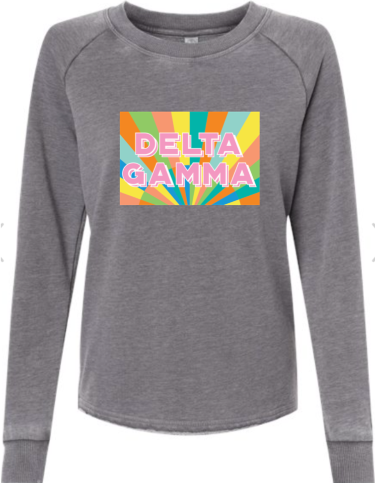 Sunray Lazy Day Pullover - Delta Gamma