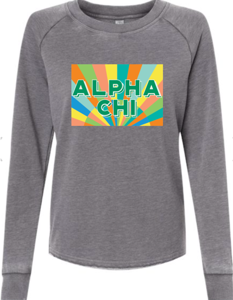 Sunray Lazy Day Pullover - Alpha Chi Omega