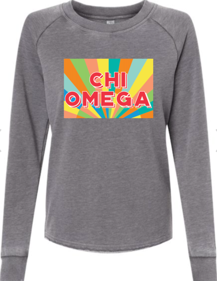 Sunray Lazy Day Pullover - Chi Omega