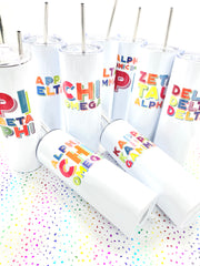 COLORBRIGHT Insulated Travel Mugs - Chi Omega
